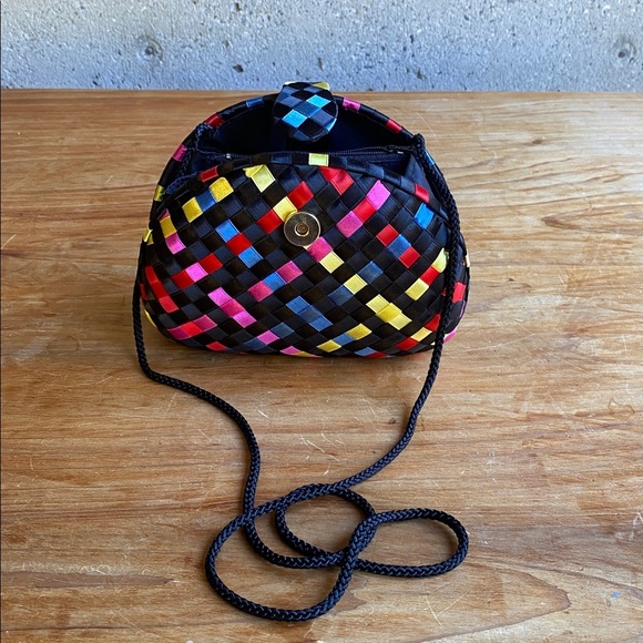 🤍 Evening Bag Multicolor Ribbon - Picture 5 of 5